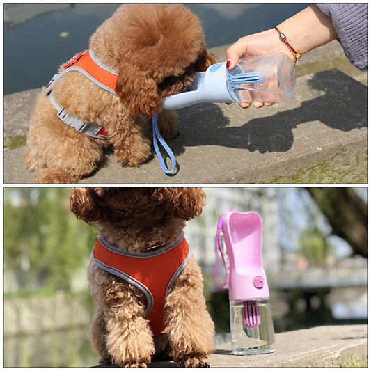 Portable pet feeder, 3 in 1 feeder ( eat, drink, clean ), Pet products
