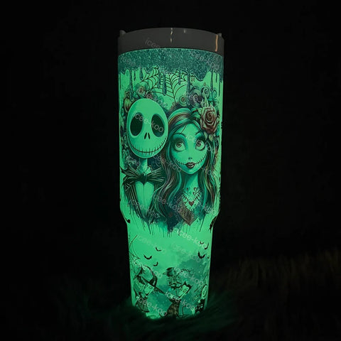 💥 2025 MEGA SALE OFF ️💥 Sally x Jack Skellington™ 40oz Glow Tumbler