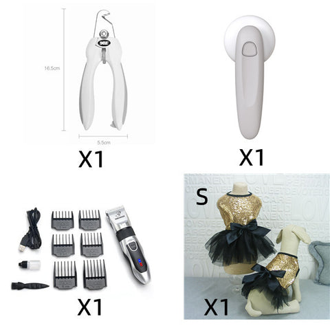 Electric hair trimmer for pets, Grooming set, Pet products