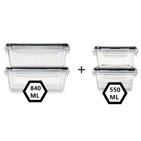 AIRTIGHT FOOD STORAGE CONTAINER WITH LID